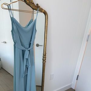 Joanna August Blue Maxi - chic bridesmaids/wedding